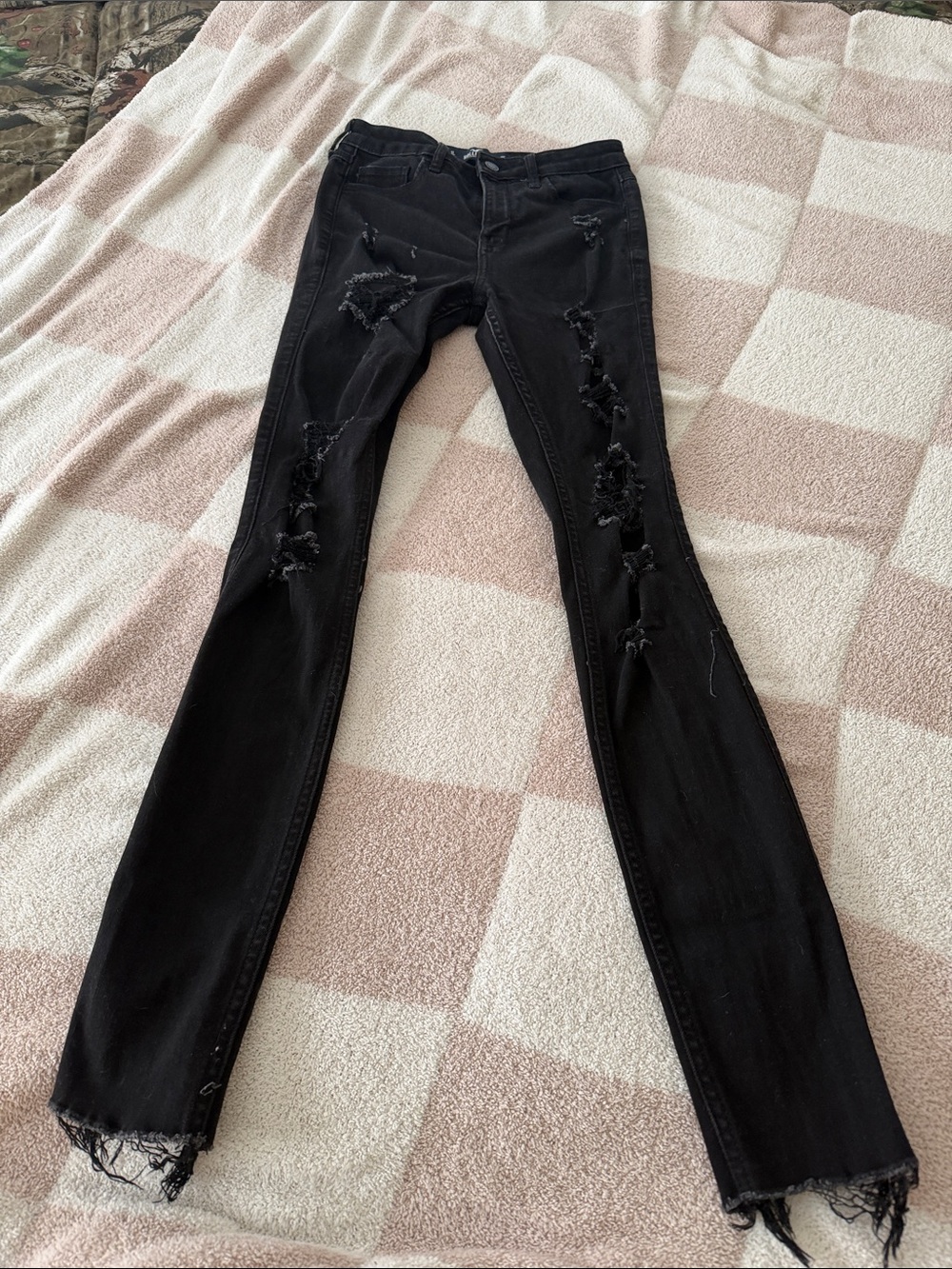 Hollister Black High-Rise Skinny Jeans